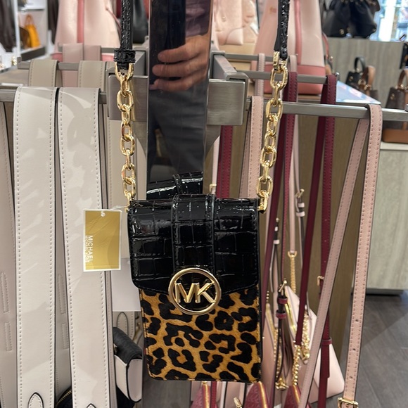 Michael Kors Carmen Small NS Phone XBODY HairCalf
Black Multi - Picture 5 of 16